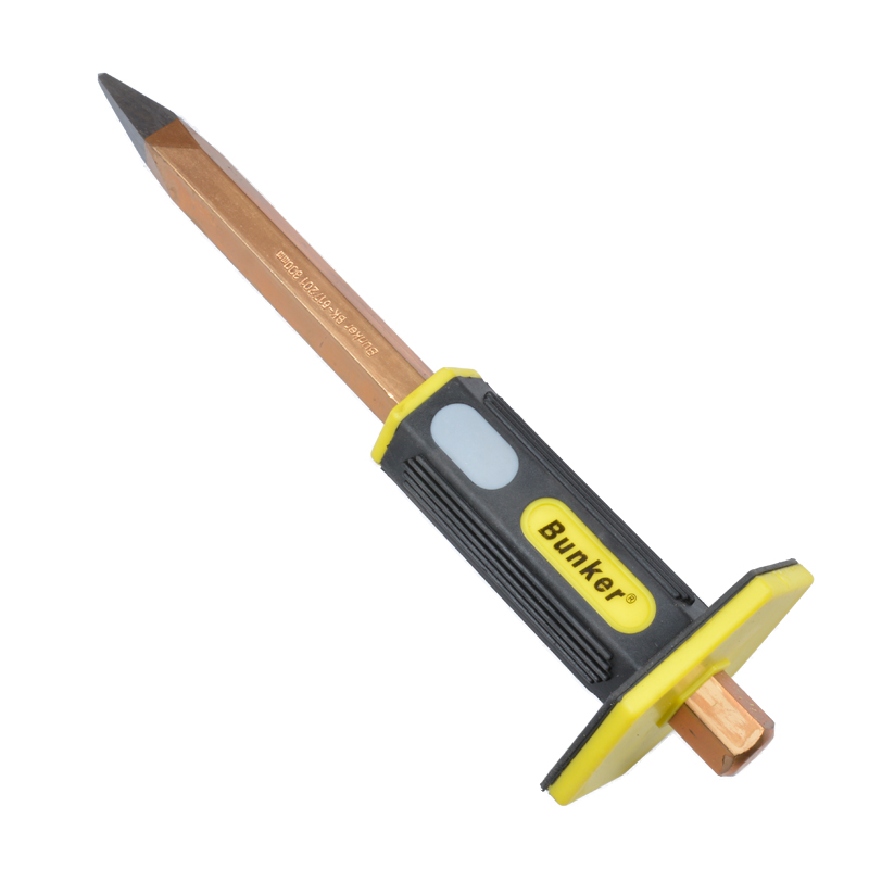 Pointed Chisel with Rubber Handle