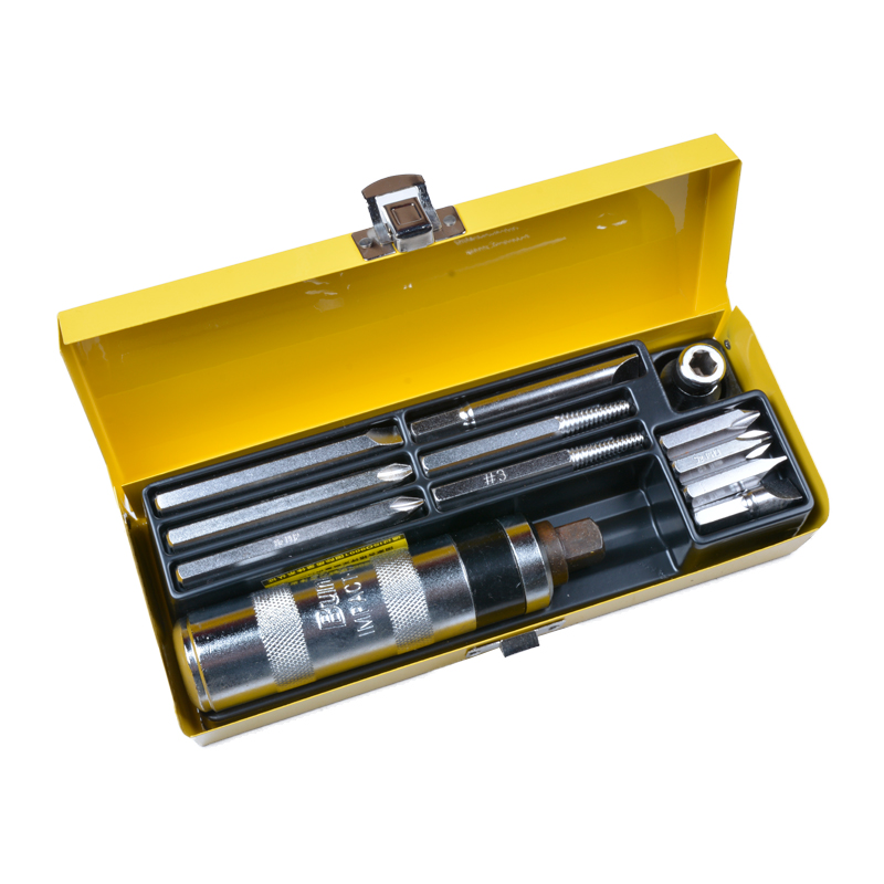1/2" 12Pcs Impact Screwdriver Bit Set