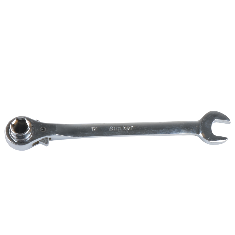 Tapered Ratcheting Open-End Plated Wrench