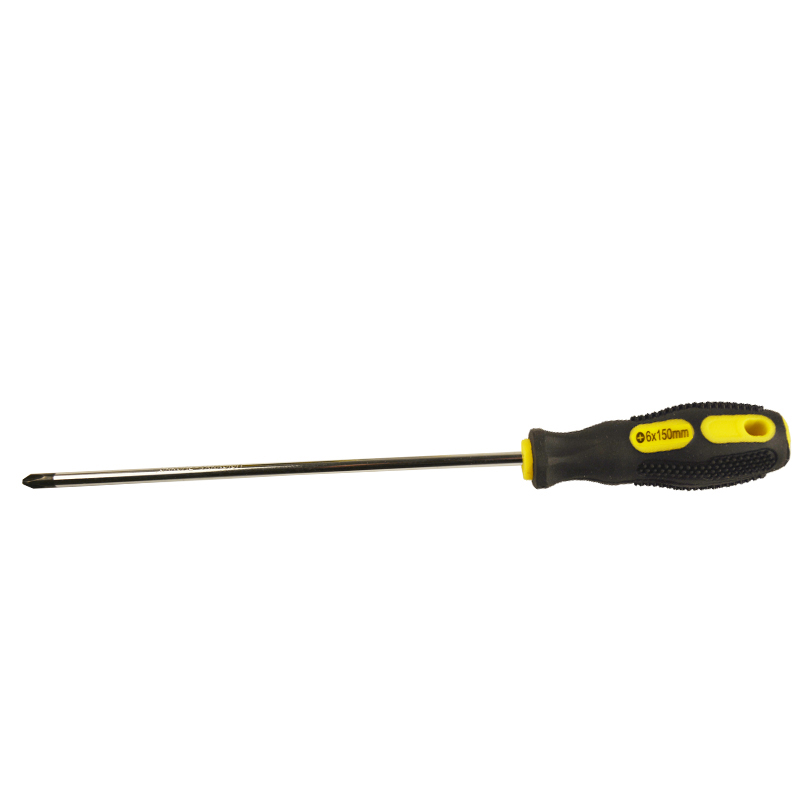Rubber-Plastic Handle Phillips Telecommunication Screwdriver