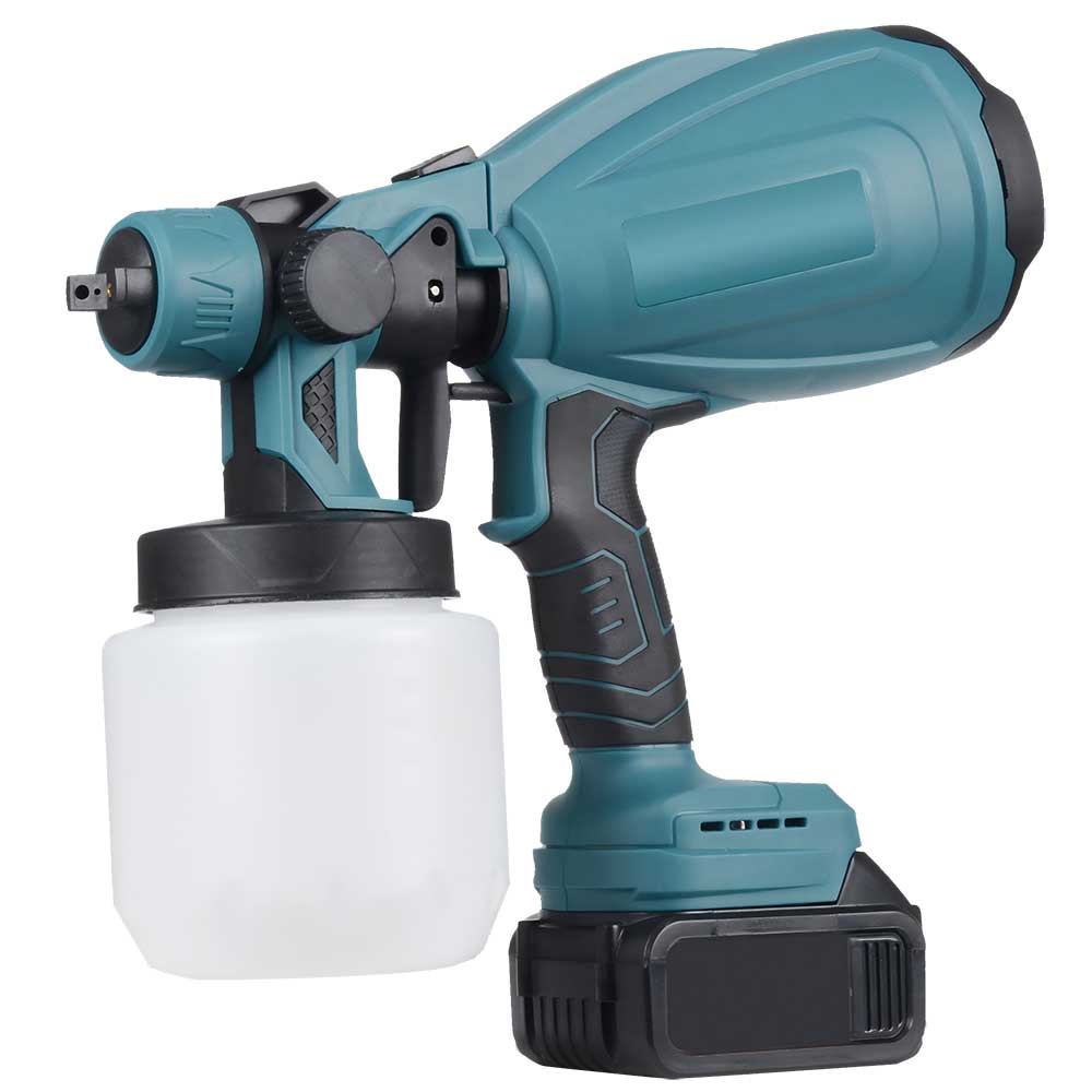 Brushless lithium-ion battery-powered spray gun