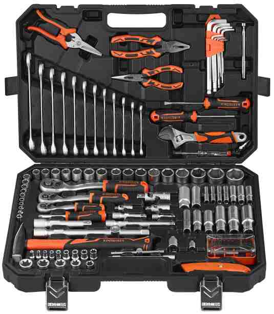 152PCS 132PCS 136PCS Socket Tool Set 1/4 3/8 1/2 Drive Professional Tool Kit Manufacturer from Dawei Metal
