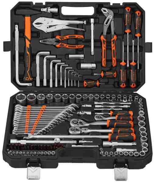 131PCS 129PCS 116PCS Socket Tool Set 1/4 3/8 1/2 Drive Mechanic Tool Kit Manufacturer from Dawei Metal