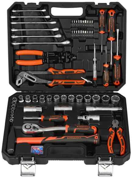  KINGQUEEN Professional 1/4" & 1/2" Drive Socket Set - WIB-249 (99PCS) | WIB-242 (88PCS) | WIB-243 (88PCS) from Dawei Metal