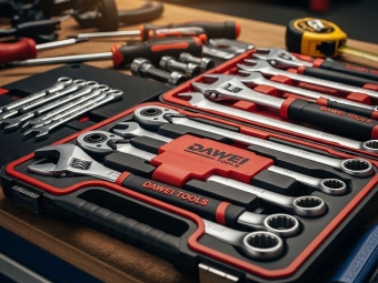 Professional Gear Wrench Tool Set for Home Repair and Auto M