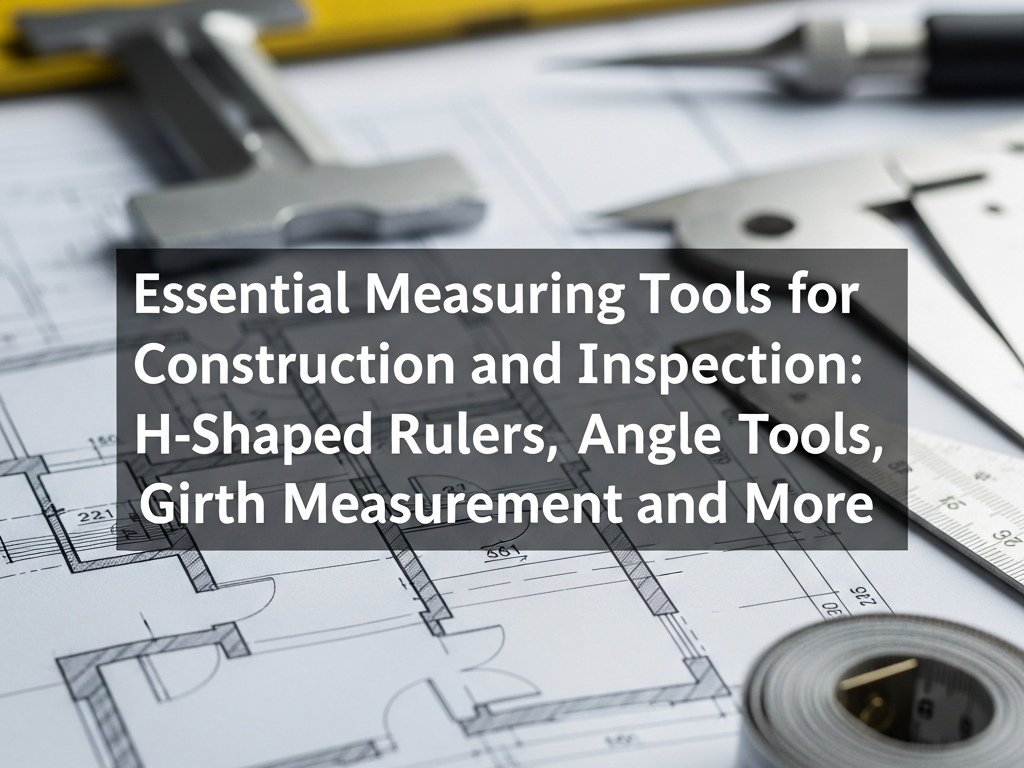 Essential Measuring Tools for Construction and Inspection: H-Shaped Rulers, Angle Tools, Girth Measu