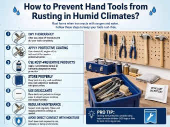 How to Prevent Hand Tools from Rusting in Humid Climates?