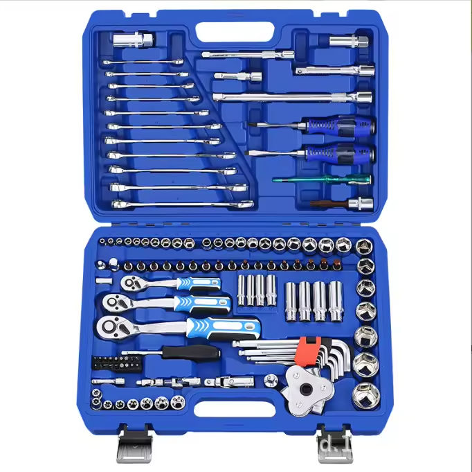 94-Piece Adjustable Socket & Ratchet Wrench Set – Automotive Repair Tool Kit