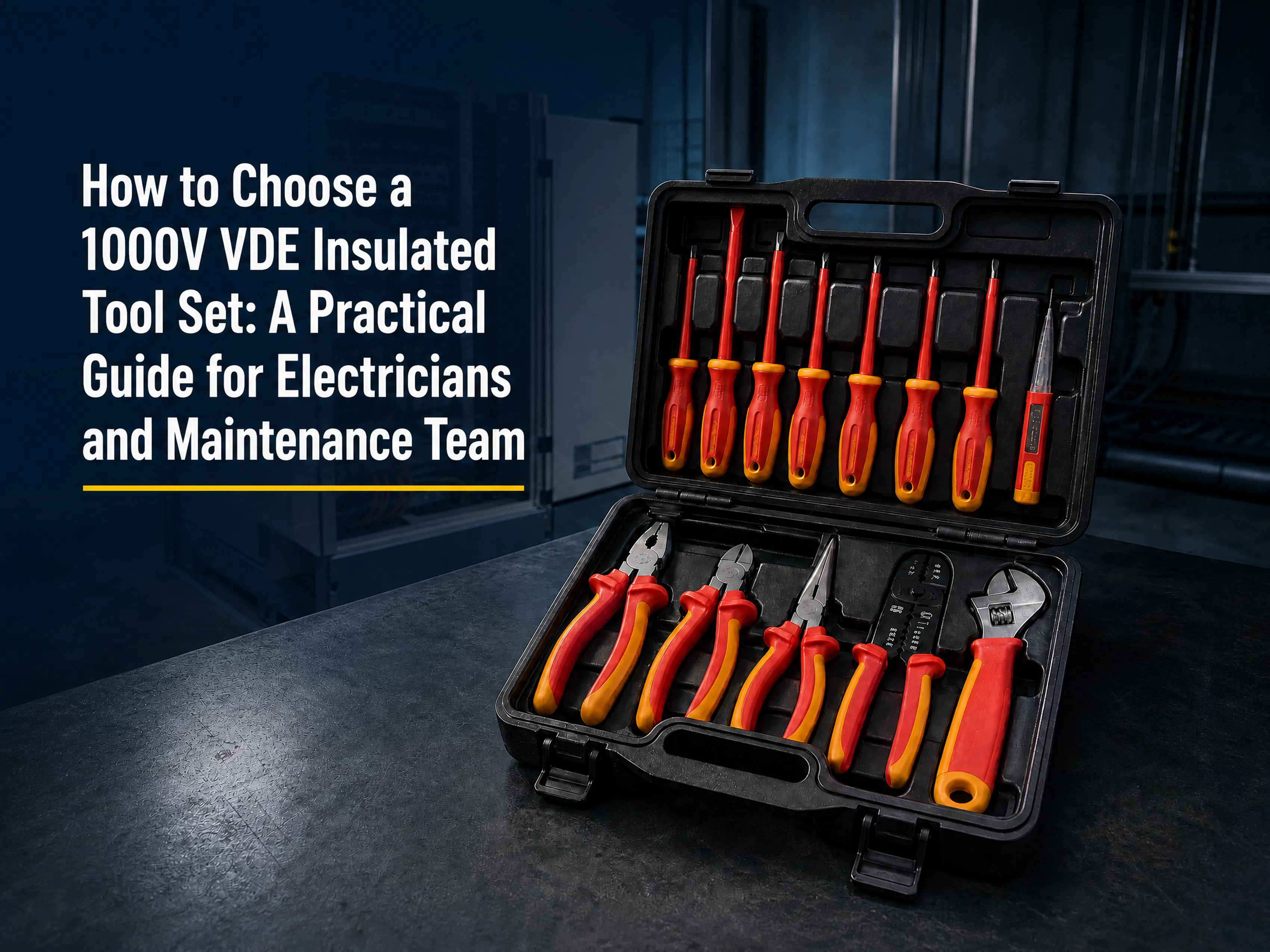 How to Choose a 1000V VDE Insulated Tool Set: A Practical Guide for Electricians and Maintenance Tea