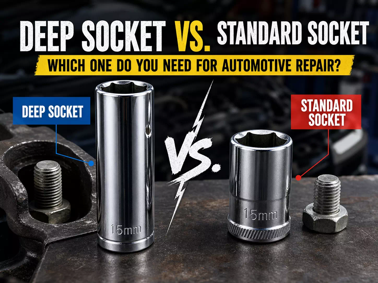 Deep Socket vs. Standard Socket: Which One Do You Need for Automotive Repair?