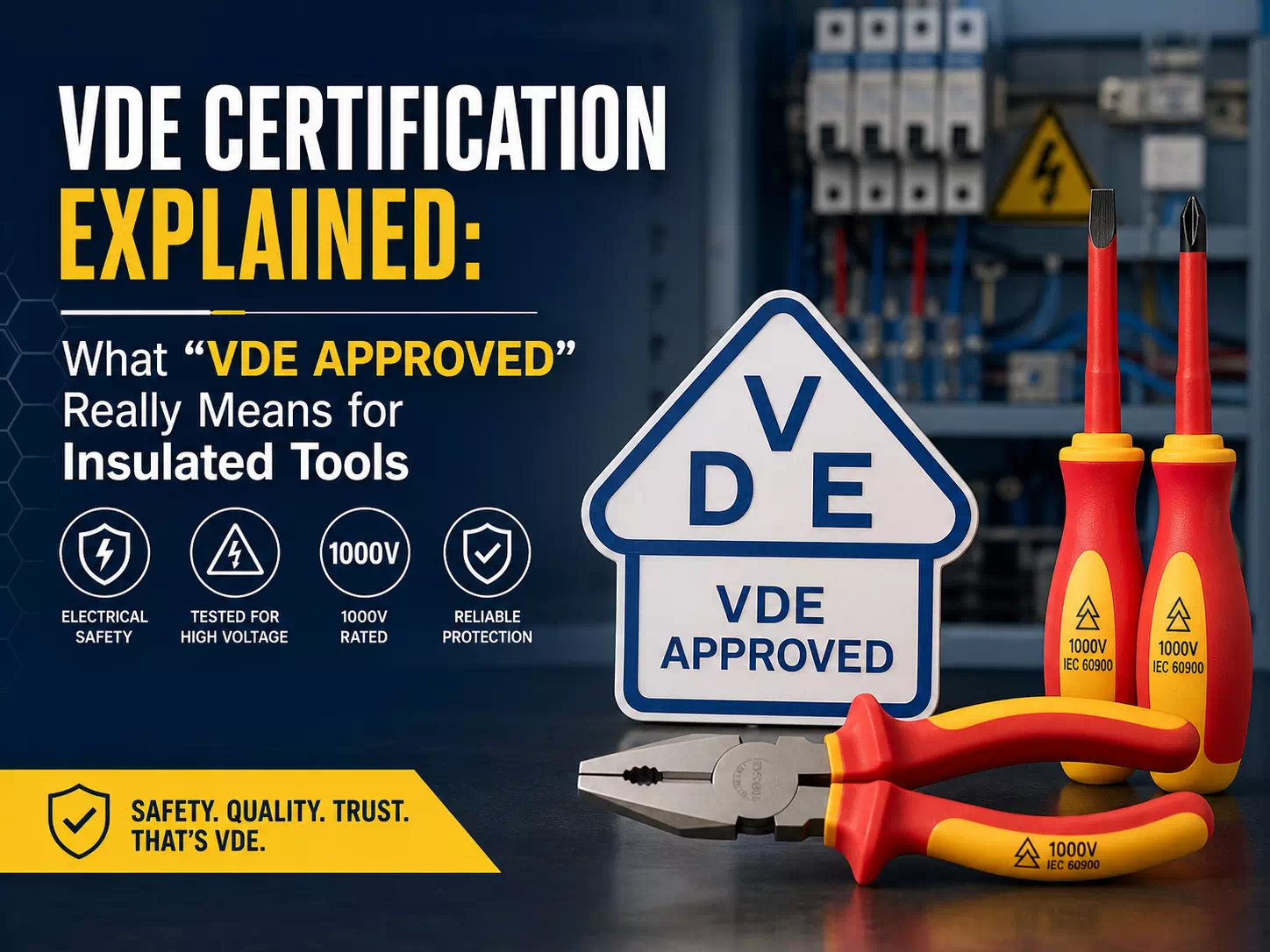 VDE Certification Explained: What “VDE Approved” Really Means for Insulated Tools